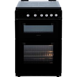 Servis DG60B Double Oven Gas Cooker in Black